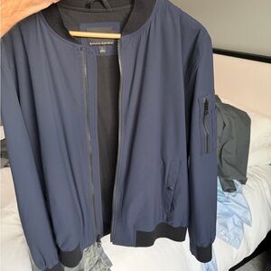 Banana Republic Men's Navy Bomber Jacket